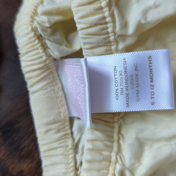 Janie and Jack yellow bloomer outfit - Picture 5 of 8